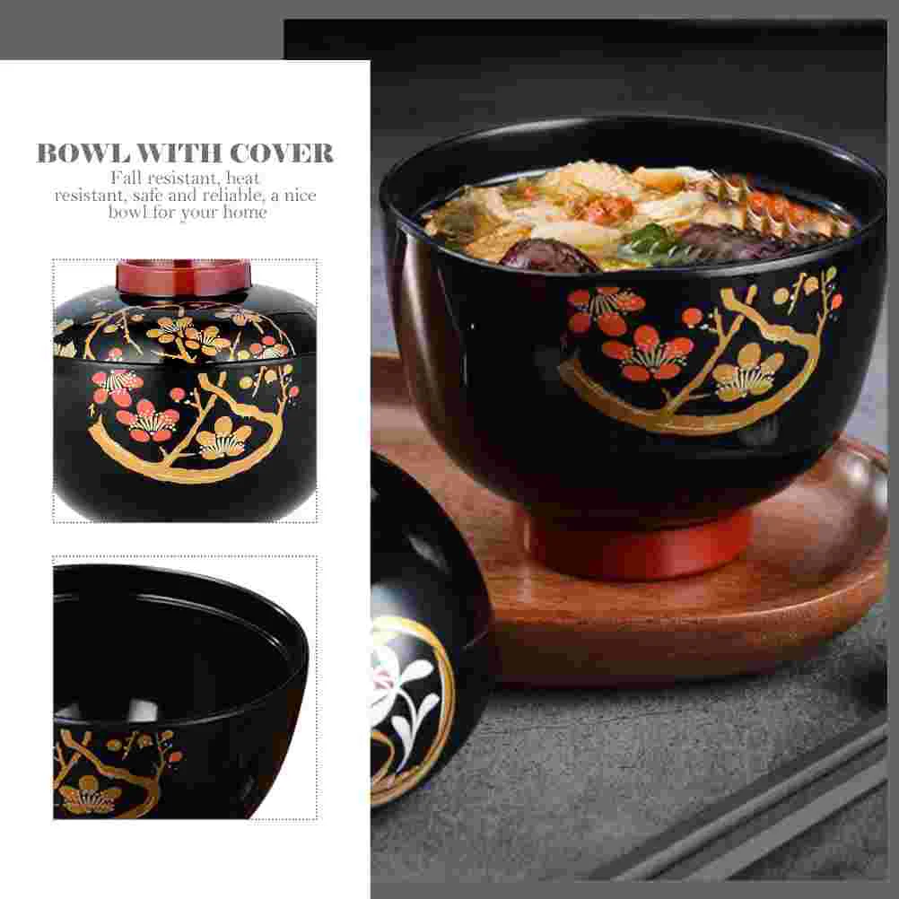 

Noodle Bowl with Lid Japanese Miso Bowls Porcelain Bowl Ramen Bowl Noodle Bowl Poke Donburi Noodle Bowl