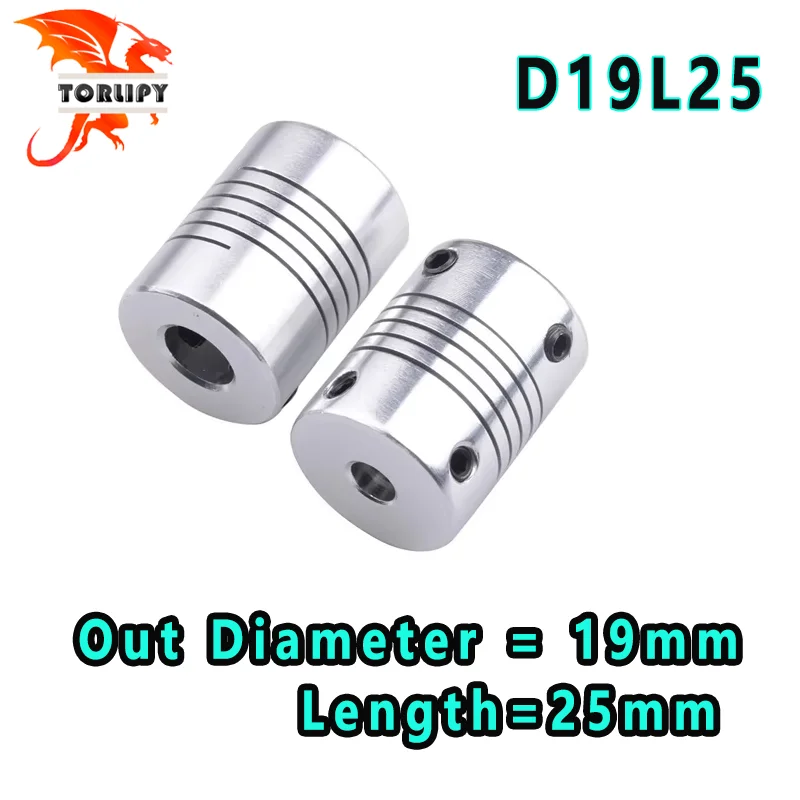 

Гибкая муфта вала Torlipy 3/4/5/6/6,35/7/8/10 мм