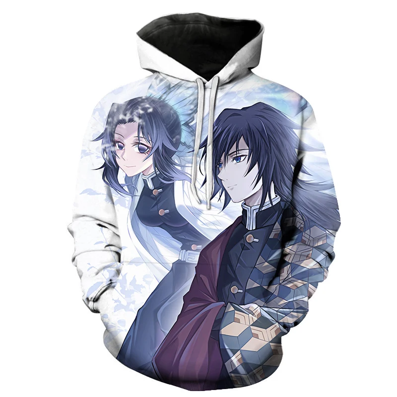 

Demon Slayer Kimetsu No Yaiba Men/women Anime Hoodies Harajuku Aesthetic 90s Sweatshirt Ulzzang Graphic Casual Hoody Hoodies