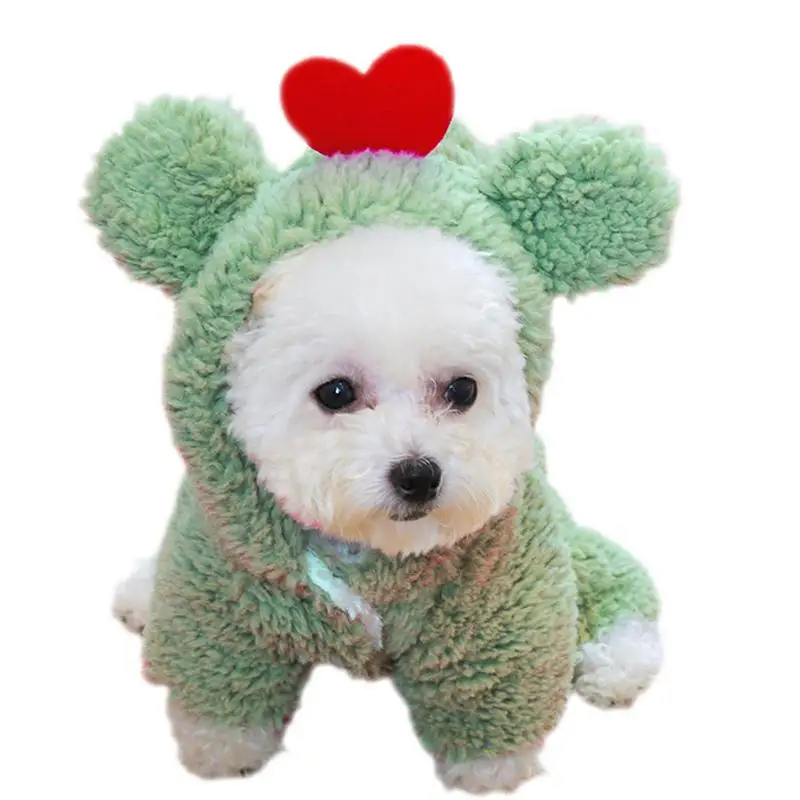 

Clothes For Pets Winter Warm Small Dog Four-Legged Clothes Outfit Fashion Warm Soft Winter Style Hoodie Puppy Winter Clothes For