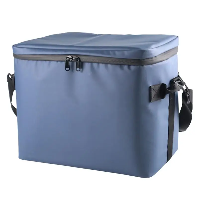 

Collapsible Insulated Cooler Bag 30L Thermal Lunch Bag Super Capacity Collapsible And Insulated Lunch Box Leakproof Cooler Bag