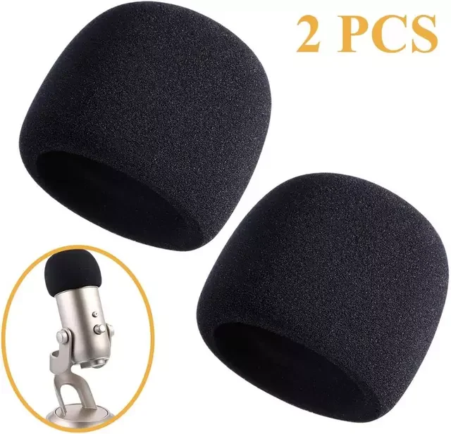 

Microphone Cover Microphone Windscreen Foam 5 Pack Foam Mic Cover Handheld Microphone Windscreen (5 Pack)