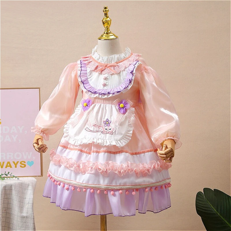 Платье принцессы Лолиты с героями мультфильмов LinaBall весенне-осеннее новое