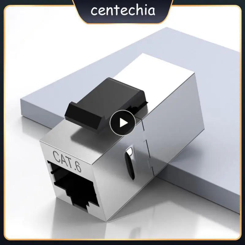 

16*14*33.5cm Corrosion Resistance Keystone Module Adapter Coupler Anti-aging Cat6 Coupler Stable Without Dropping The Line Black