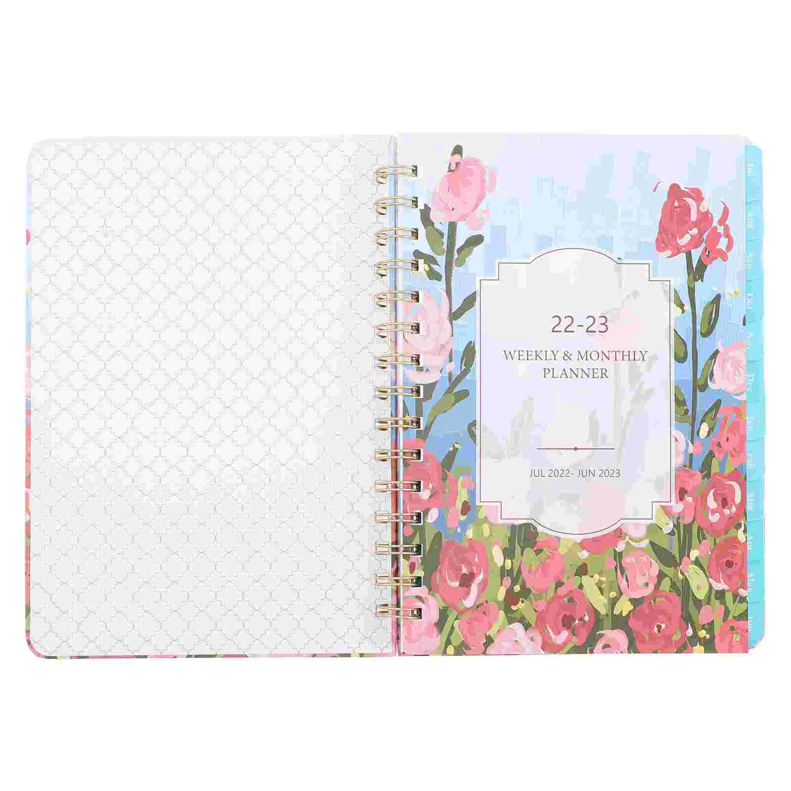 

Planner 2023 Notepad Notebook Monthly Weekly Daily Book Journal Academic Coil List Doand Spiral Schedule Planning Calendar