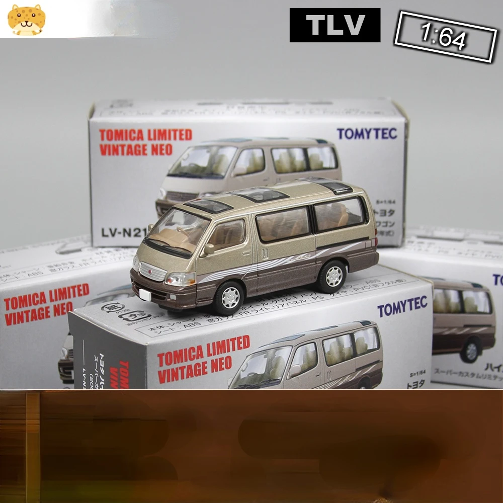 

TLV Domeka 1:64 Hiace RV van transporter model 4th generation H100 suitable for Toyota collection ornaments gift