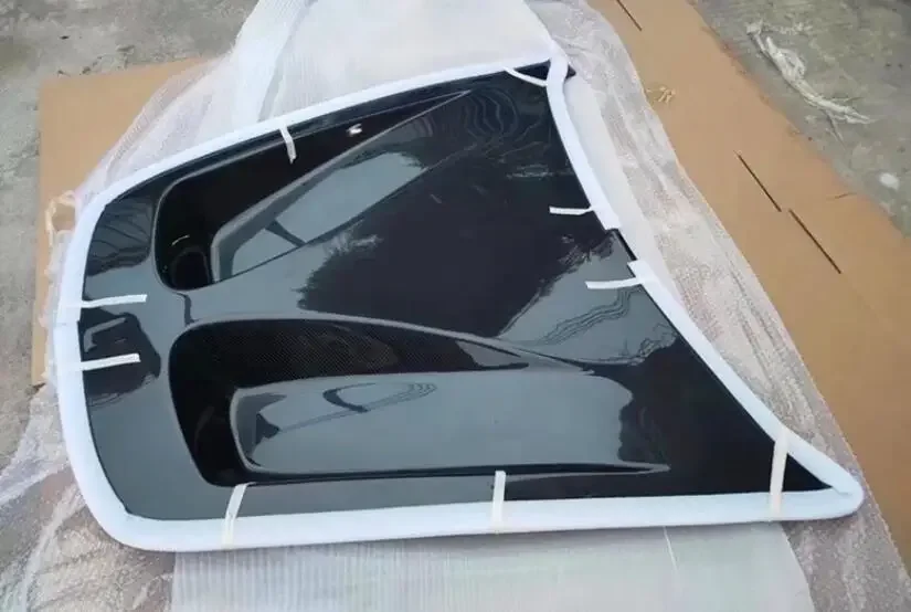 Передний бампер из углеродного волокна капот двигателя вентиляционная крышка