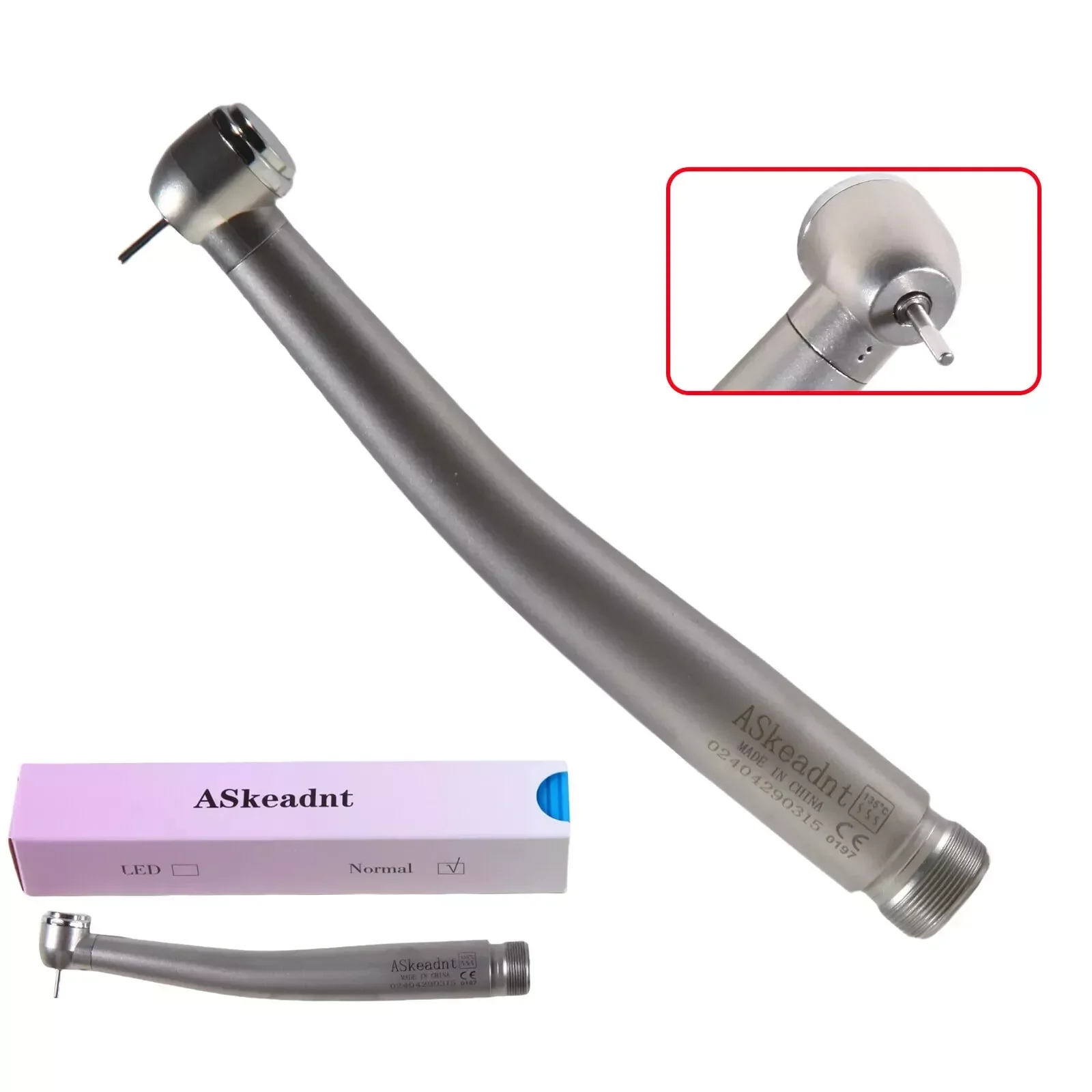 Стоматологический высокоскоростной наконечник с кнопкой и большой головкой 2