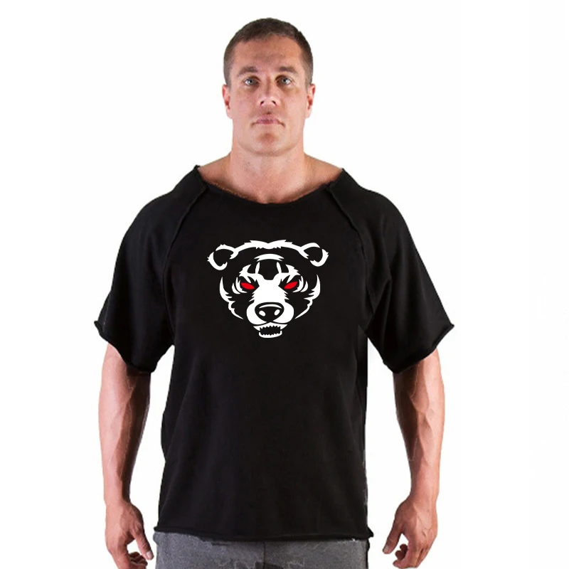 

Футболка мужская оверсайз для спортзала и фитнеса, свободная дышащая одежда для бодибилдинга, без болей и усиления, 20