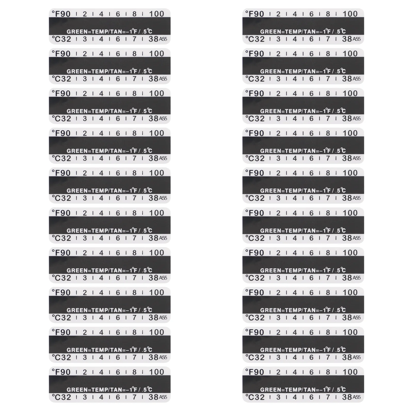 

Strips Sticker Measuring Paper: 20pcs Cup Display Sticker for Bottle Fermenting Brewing Jar