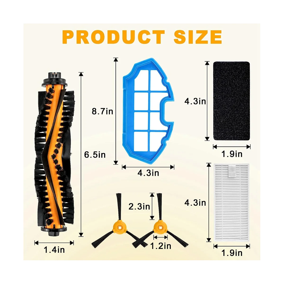 Запасные части для Ecovacs Deebot N79 N79S DN622 500 N79W N79SE Yeedi K600 K700 набор аксессуаров фильтры