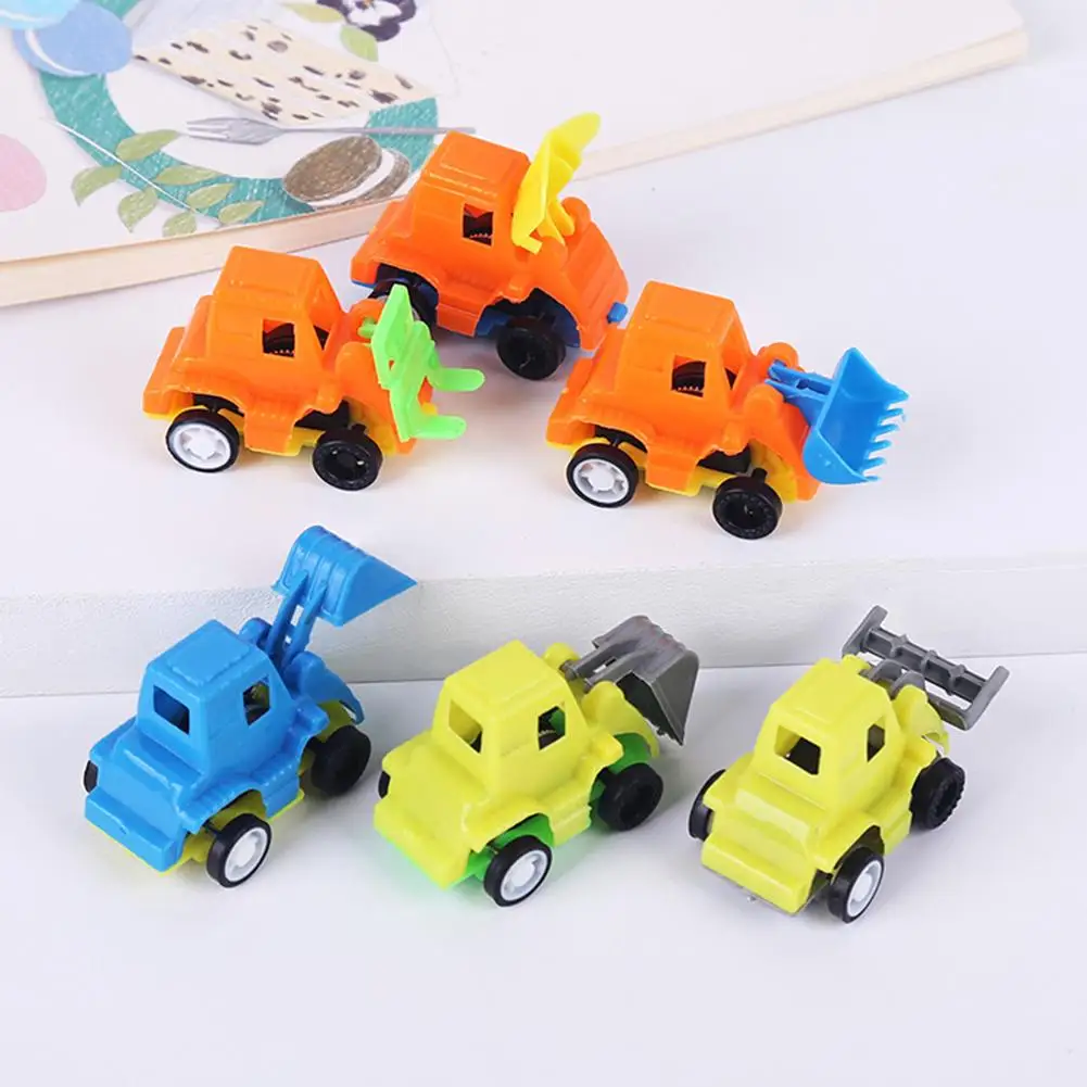 

1 Pcs Mini Pull Back Car Colorful Car Engineering Vehicle Model Children Educational Toy