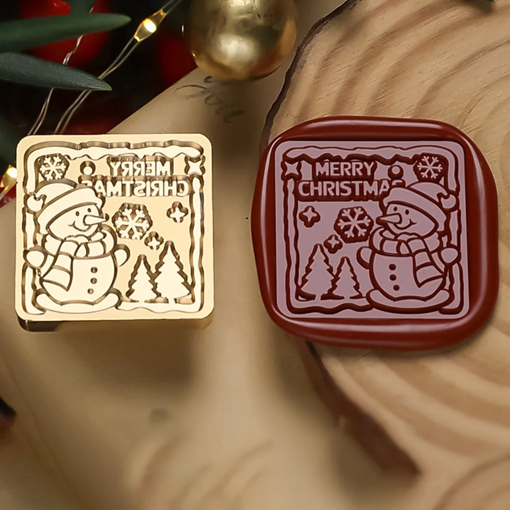 

Classic Winter Festival Atmosphere Premium Material Spread Joy with Craftsmanship Christmas Tree Wax Seal Stamps