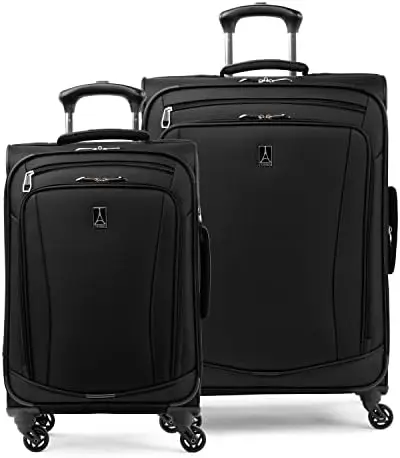 

Подиумный комплект из 2-х предметов для багажа, чемодан-Спиннер на 4 колесах, мягкая сумка-тоут на нижнее сиденье