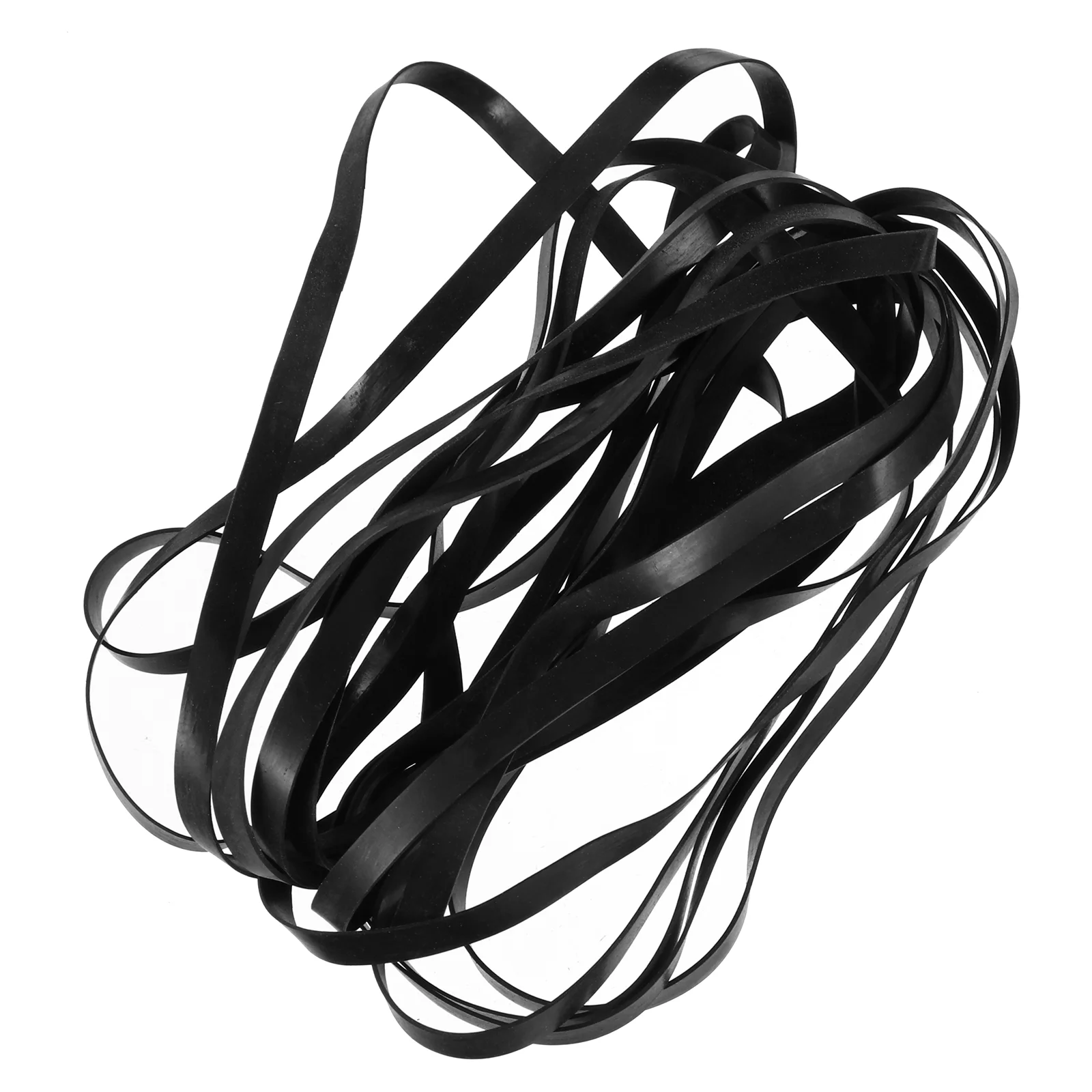 

40pcs Recorder Drive Belt Repair Cassette Machine Belt Record Repair Belt Recorder Replacement Flat Belt Flat Rubber Belt