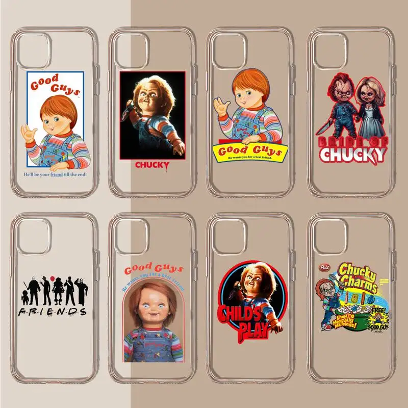 

Chucky Good Guys Clown Phone Case Transparent soft For iphone 11 13 12 14 x xs xr pro max mini plus