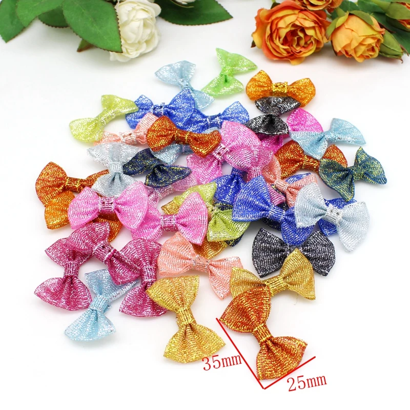 50 шт./лот лента с бантом 3 5 см ручной работы для домашней свадебвечерние украшения