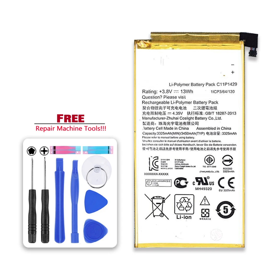 Новый высококачественный аккумулятор P01Z P01Y Z170CG 3450 мАч C11p1429 для ASUS ZENPAD C 7,0 C7.0 Z170MG Z710CG Z710C P01Z P01Y Z170C