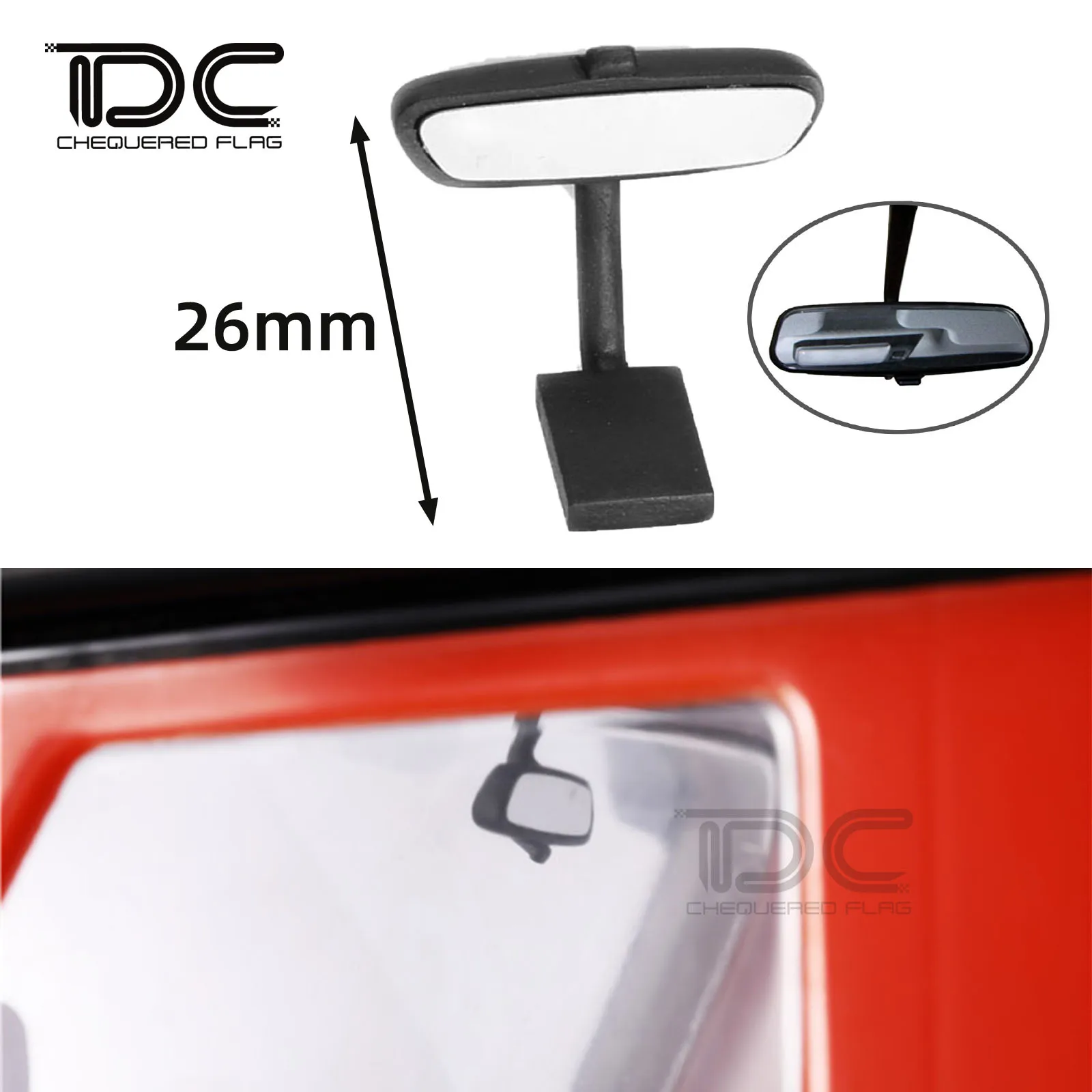 

1/10 RC Car Rearview Mirror D90 D110 4X4 Defender Upgrade Accessories 1/8 1/12 for WPL D12 C24 Truck Axial TRAXXAS TRX4 Redcat