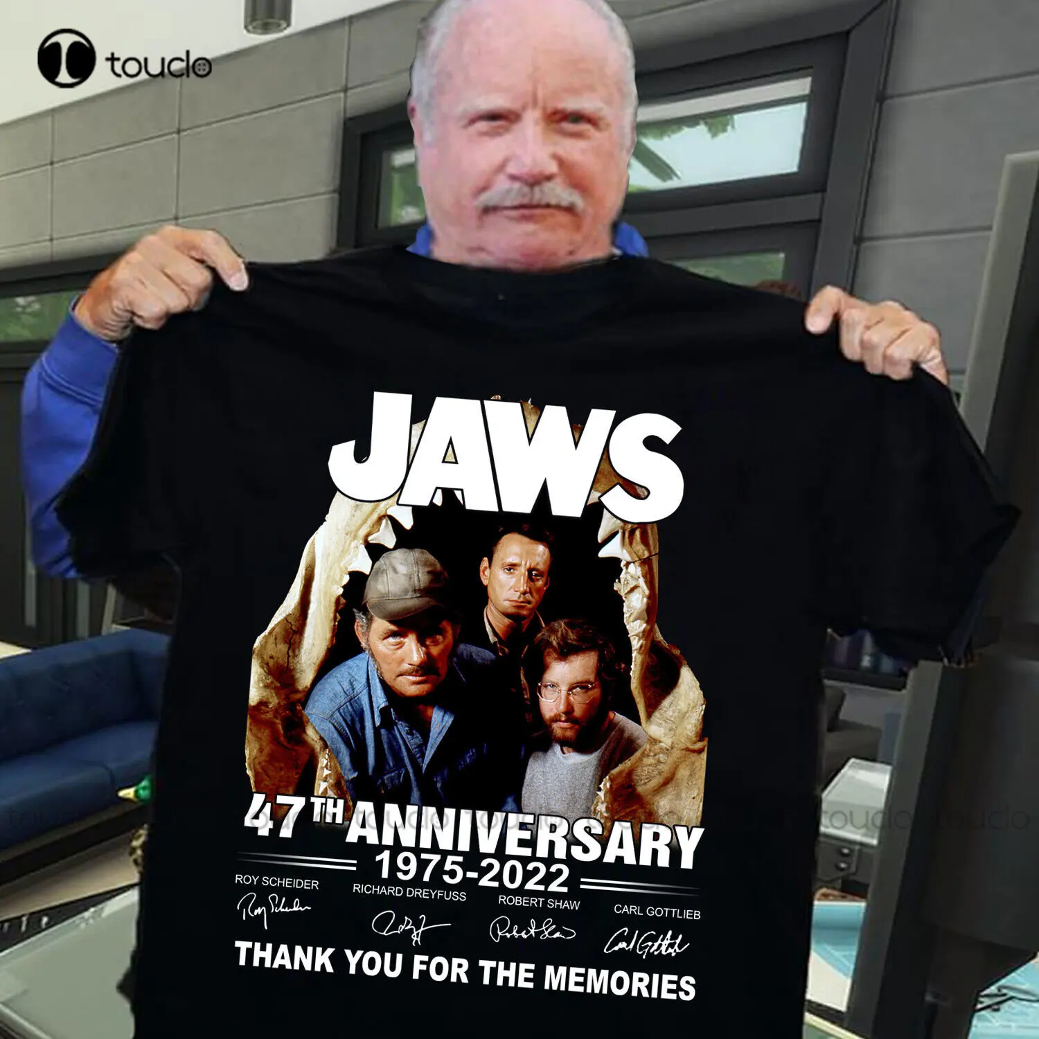 

Рубашка мужская с надписью на годовщину, 47-1975 лет