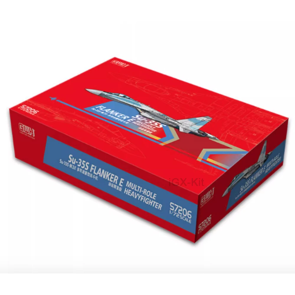 GWH S7206 масштаб 1/72 PLA Su35 Su-35S Flanker E многоролевой истребитель реактивный хобби
