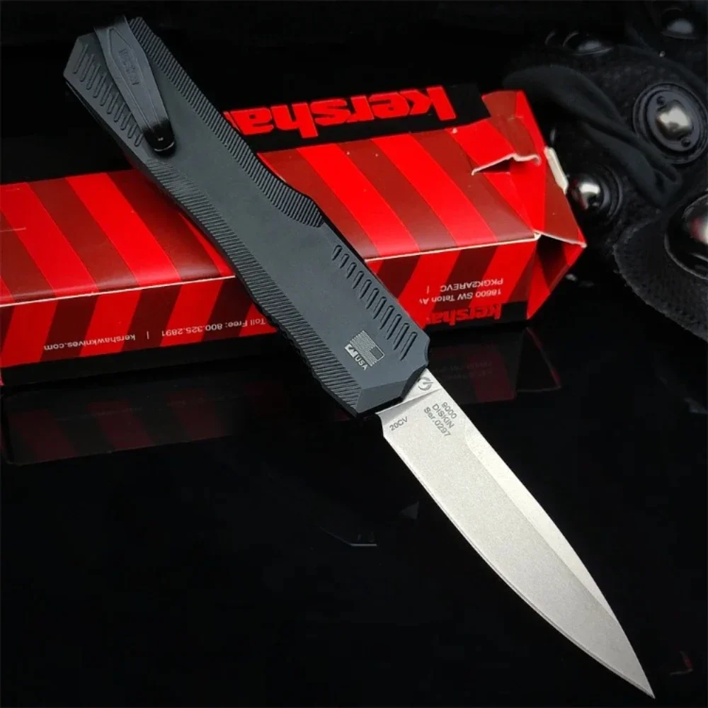

New Kershaw 9000 Livewire AU/TO Pocket Knife CPM-20CV Blade Aluminum Handle Reversible Clip Tactical Hunting EDC Folder VTF9000
