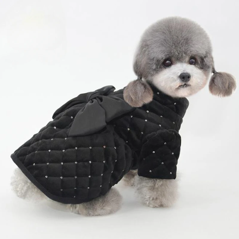 Пальто на хлопковой подкладке для маленьких собак Teddy Bixiong корейская