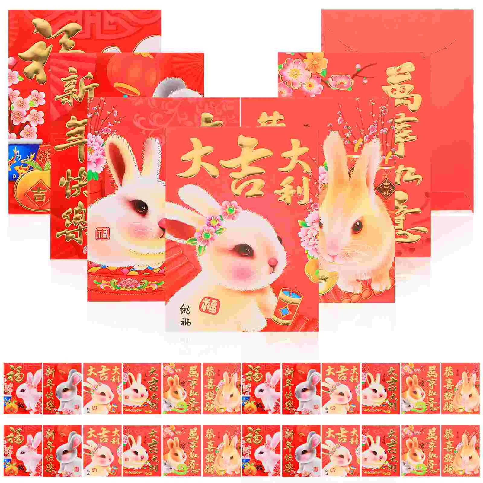

Red Envelope Year Packet Money Rabbit New Envelopes Bunny Lucky Chinese Bag Bao Hong Zodiac Packetsthe Lunar Paper Luck Festival
