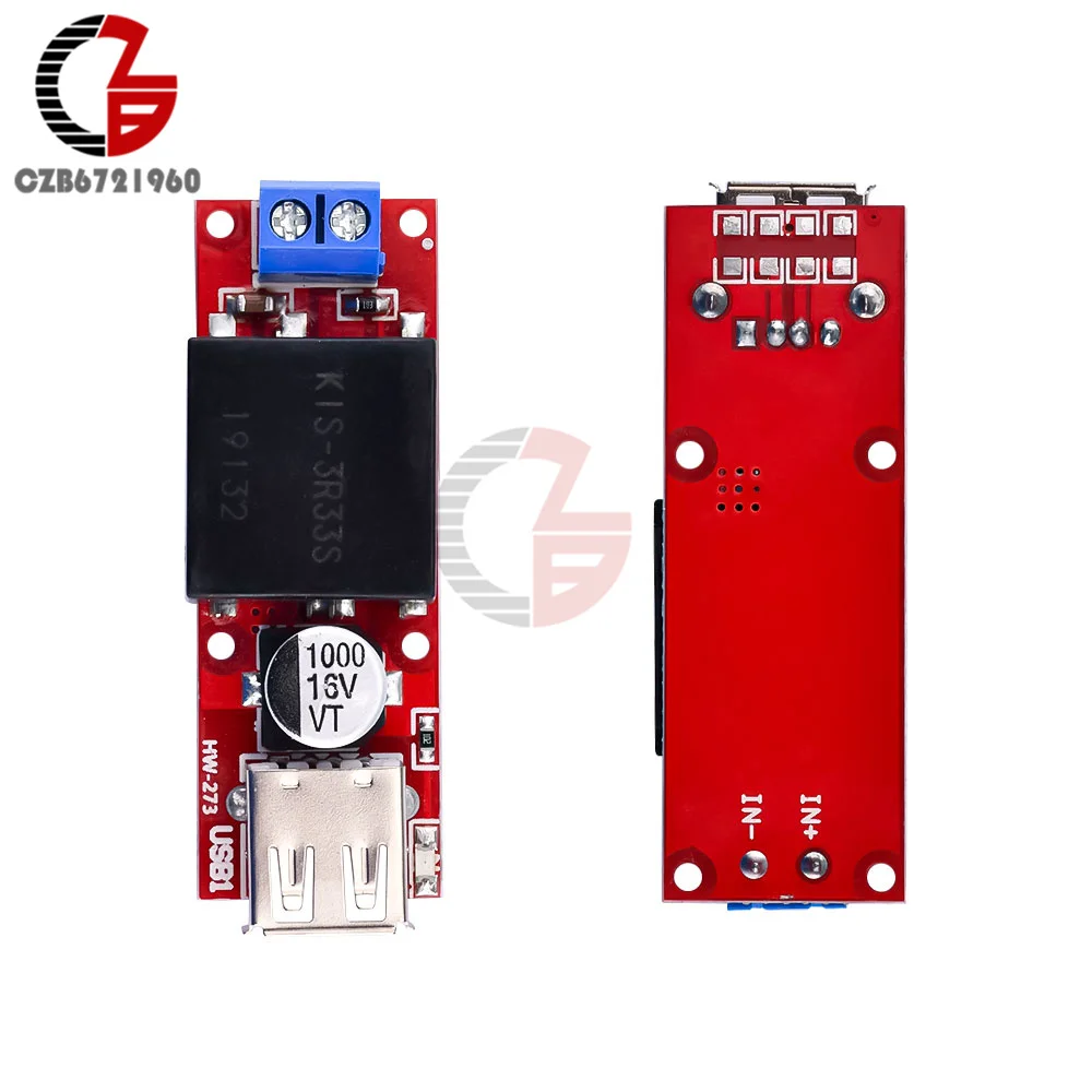 5V USB Выход плата преобразователя DC-DC 7 в-24 в до 5 В пост 3A модуль ldo понижающего KIS3R33S