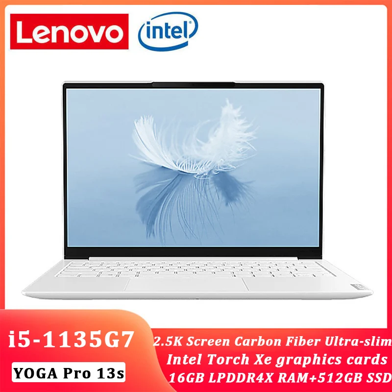 

Lenovo YOGA Pro 13s laptop New 2021 Intel i5-1135G7 High Resolution 16GB RAM 512GB SSD Notebook IPS Ultraslim Computer