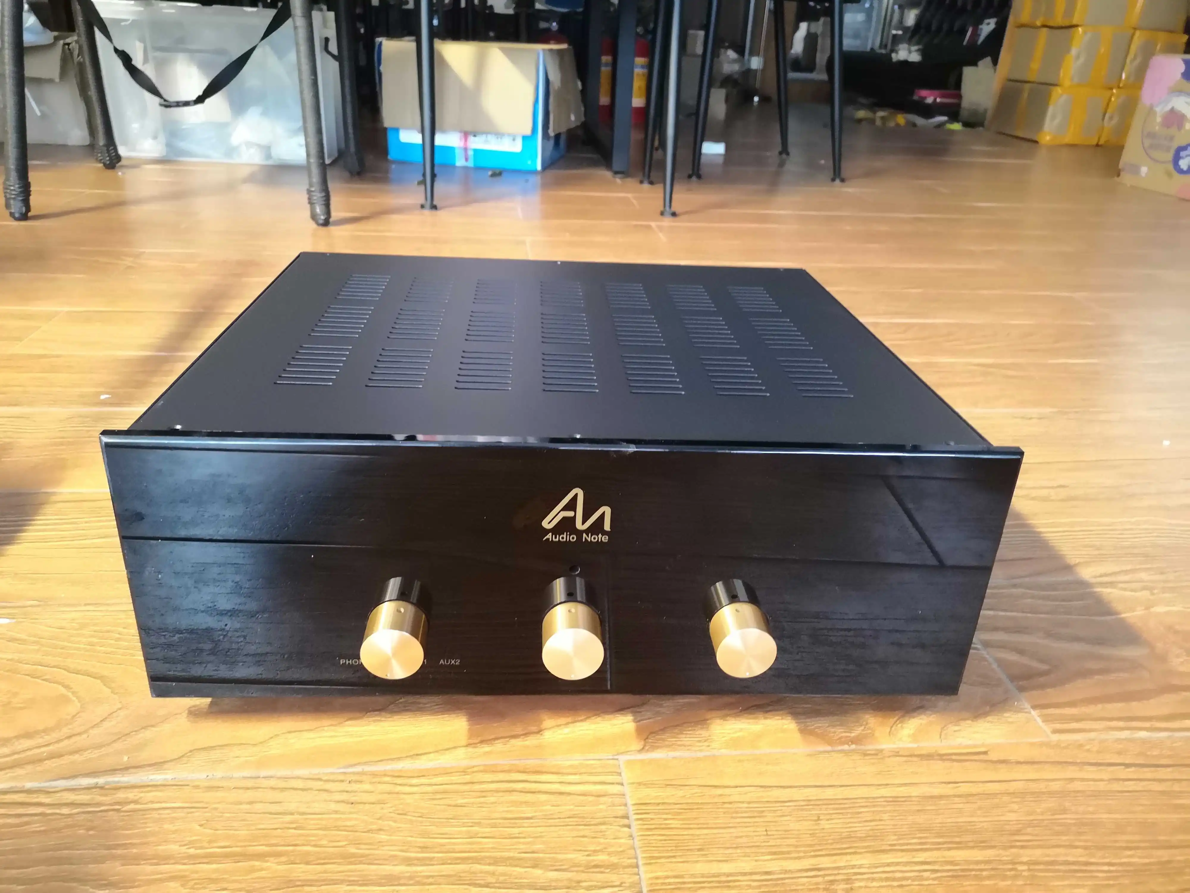 Hifi железная трубка усилитель шасси аудио предусилитель DIY Box 430x150x350 мм для EL84 / 6V6