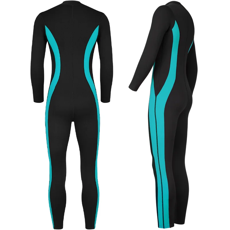 New 3mm Wetsuit Women's Neoprene Thickened One Piece  Long Sleevewarm Wetsuit Deep Snorkeling One-piece Surf Suit
