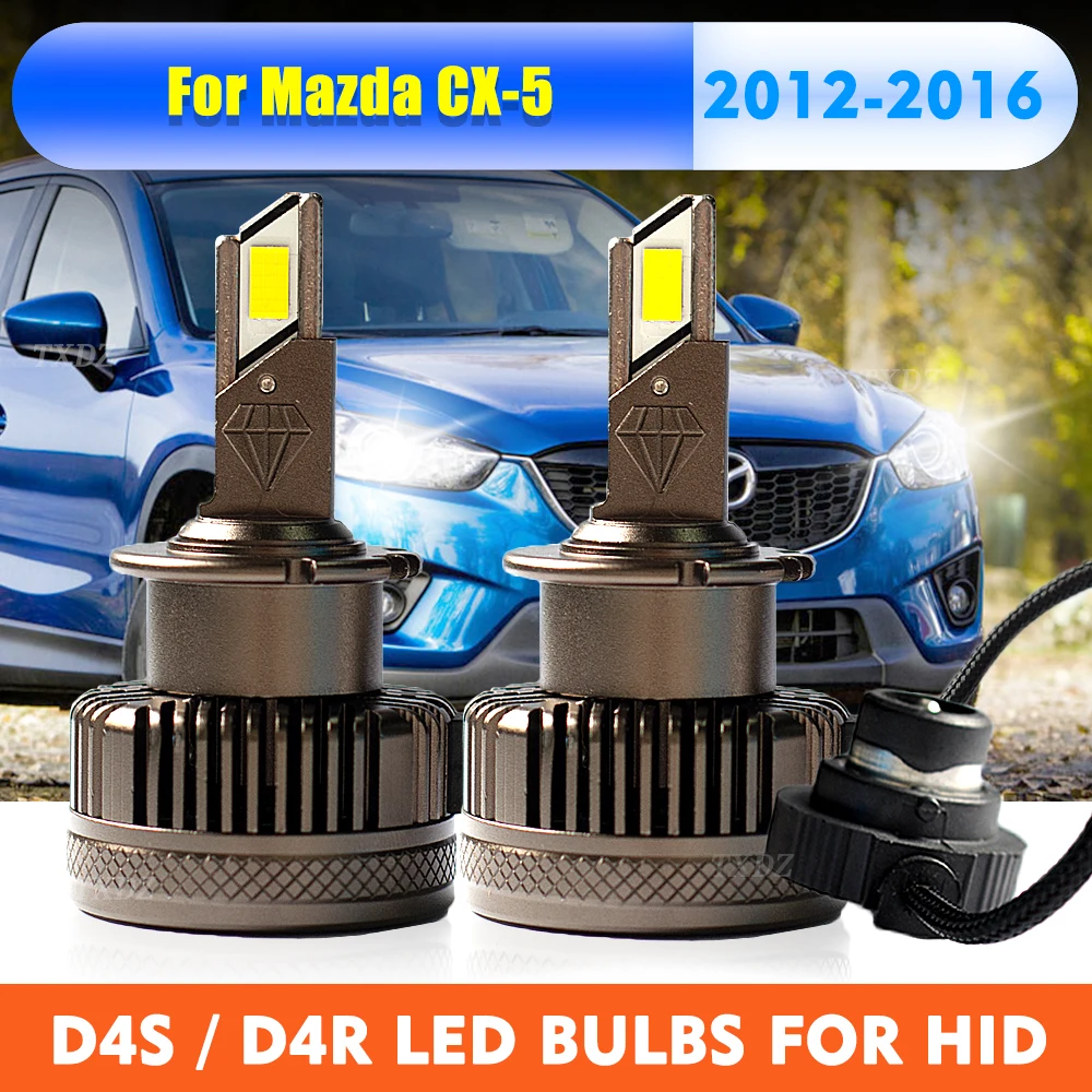 Для Mazda CX-5 12-16 907039350 D4S D4R светодиодный лампы для фар D4 6000K 55W D4C лампа 42402 66440 HID