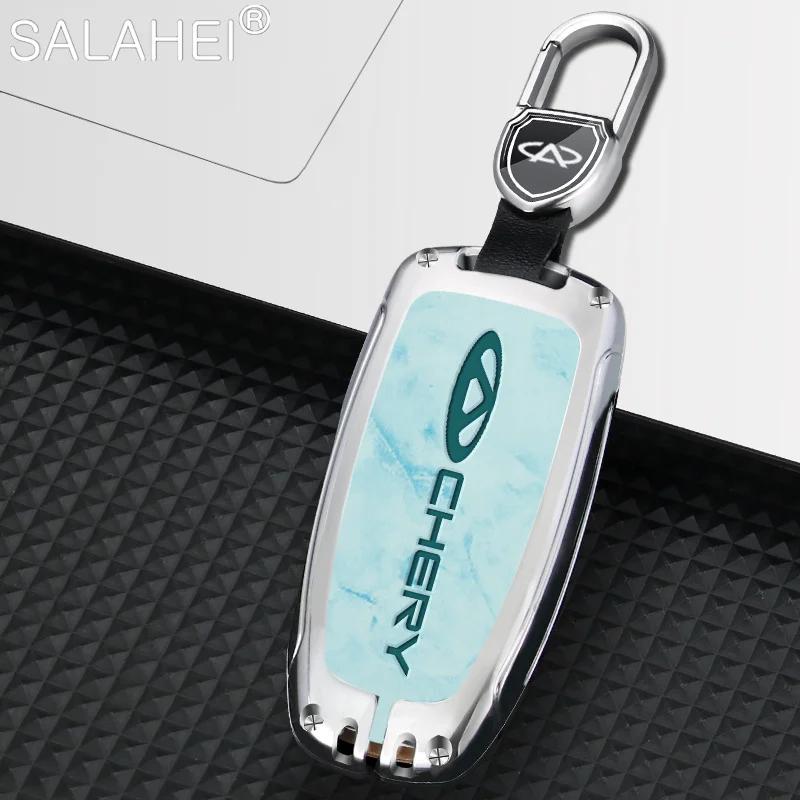 

Car Smart Key Case Full Cover Remote Protection Shell For Chery Tiggo 8pro 8plus New Arrizo 5plus 7pro Auto Keychain Accessories