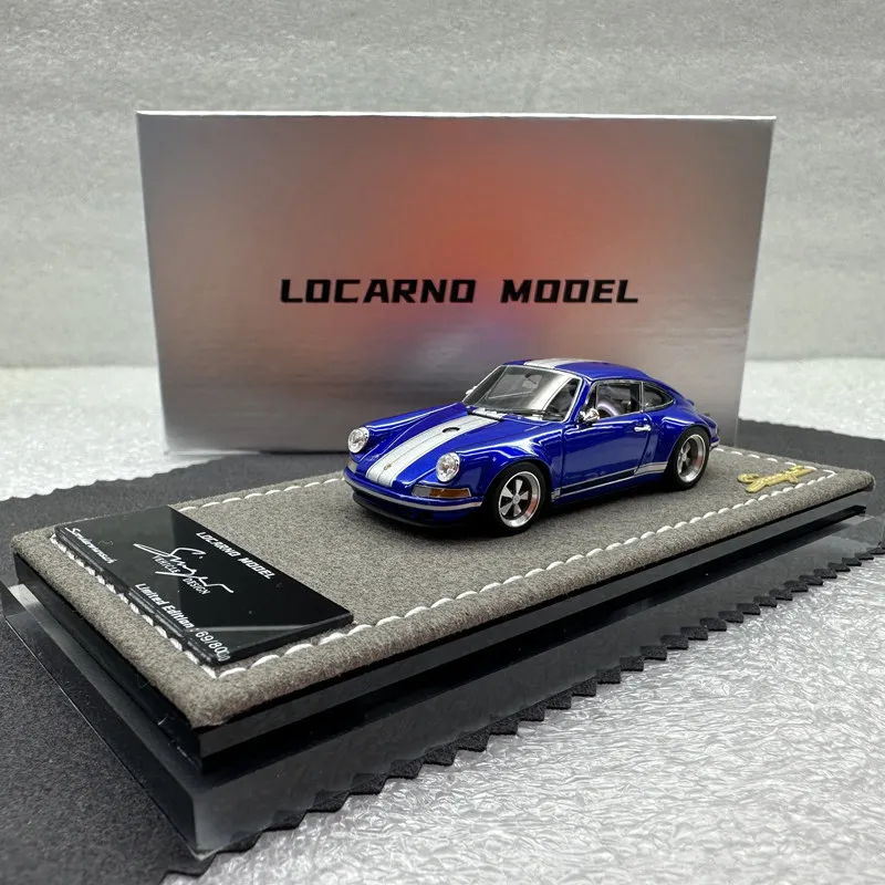 Фото В наличии: Новинка! Коллекционная модель автомобиля LM 1:64 911 Singer 964 из смолы, миниатюрная реплика, декоративный предмет для взрослых, игрушка для мальчиков, подарок для детей. №4