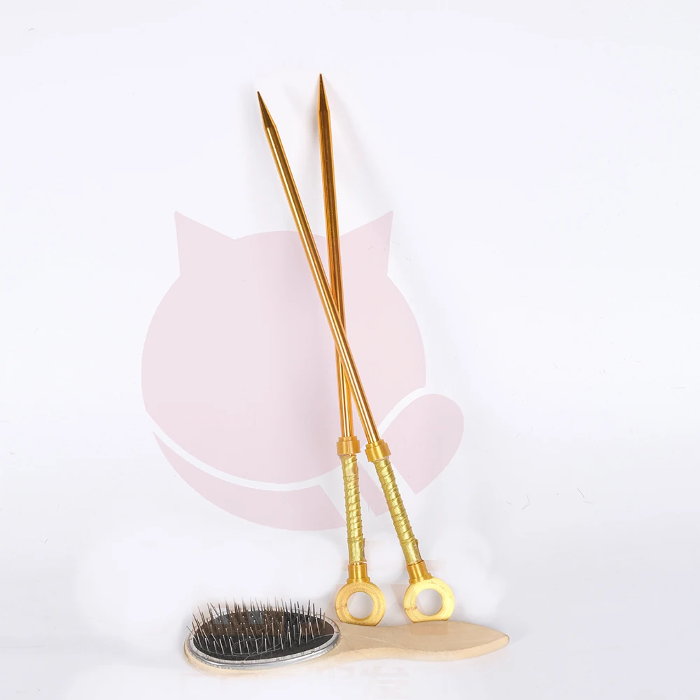 

Anime Spy x Family Yor Cosplay Costume Props Golden Weapon Plastic