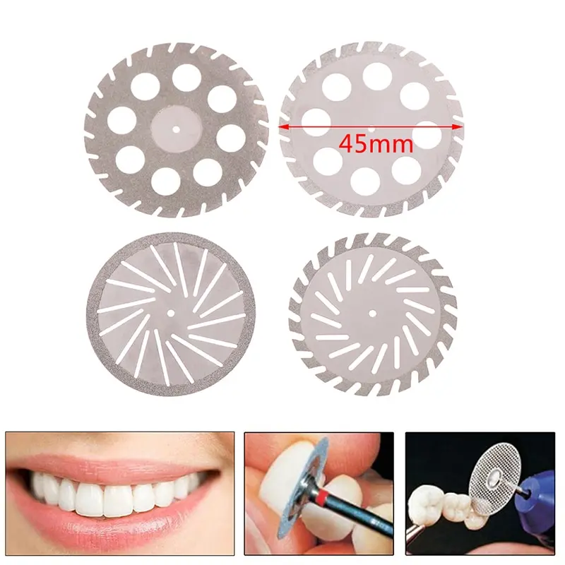 

Big Size Dental Lab Polishing Diamond Double Sided Cutting Disc For Dental Cutting Plaster Disc Wheel Dental Lab Tool 40 ;45mm