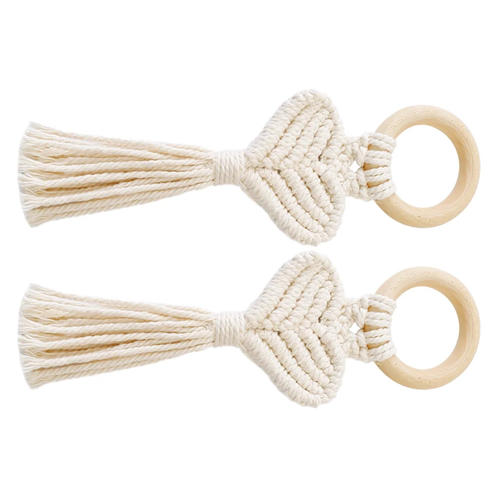 

2 шт., декоративные деревянные кольца для салфеток