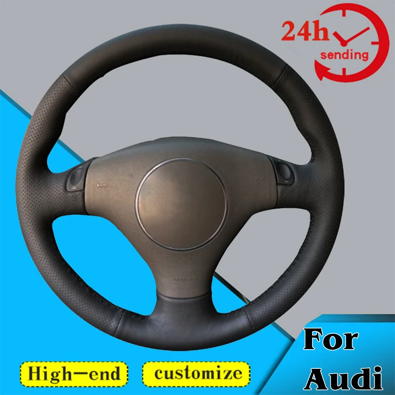 

Оплетка на руль автомобиля, под заказ, удобная, 100%, подходит для Audi A4 2000-2005, Audi A6 2000, 2001, 2003, 2004, автомобильные аксессуары