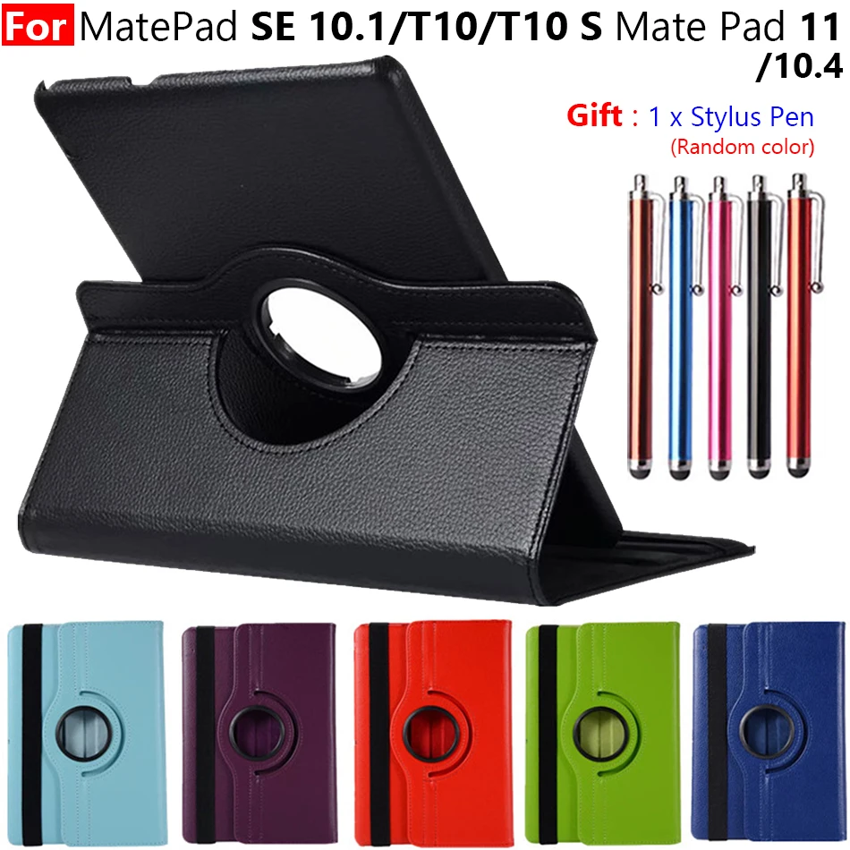 

360 Rotating Matepad SE 2022 Case For Huawei Matepad 11 T10S 10.1"2020 AGS3-L09/AGS3-W09 Tablet Cover Matepad T10 9.7"2020 Funda