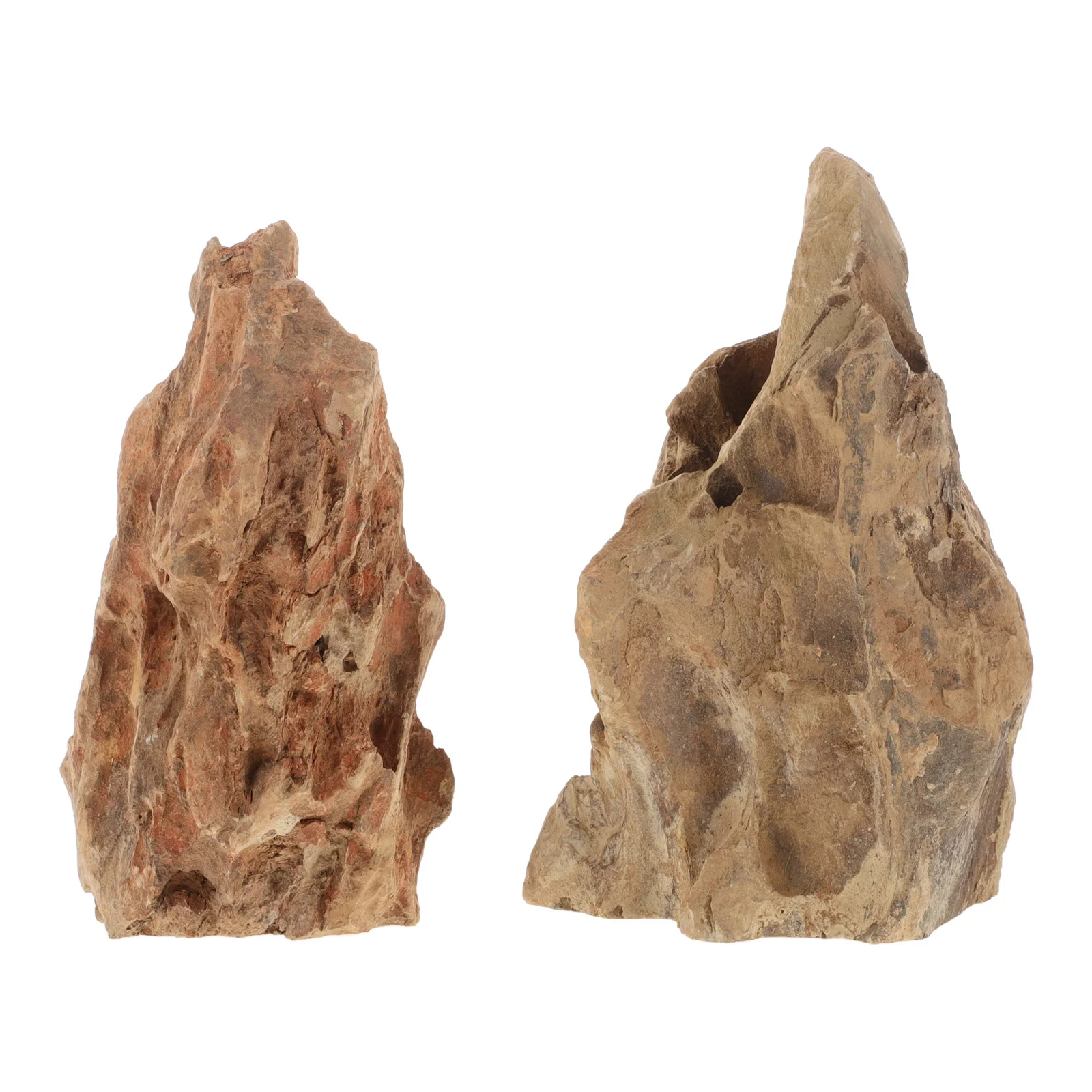 2 шт. каменное украшение для аквариума модель рокарии пейзажное укрытие