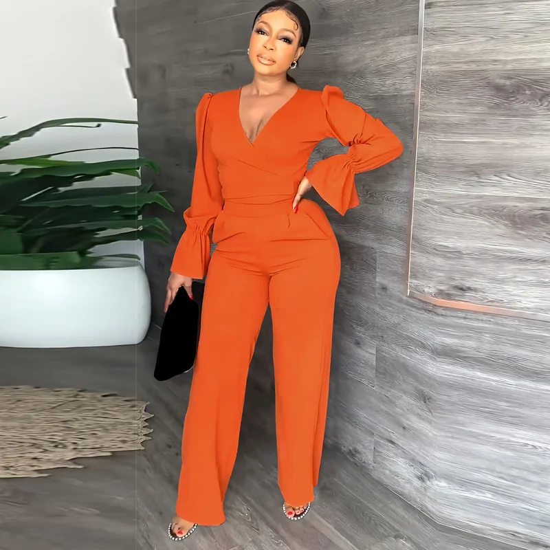 

Комплект из двух предметов FUDA Женский, элегантный топ и брюки, спецодежда, деловой повседневный комплект, офисный комплект из 2 предметов