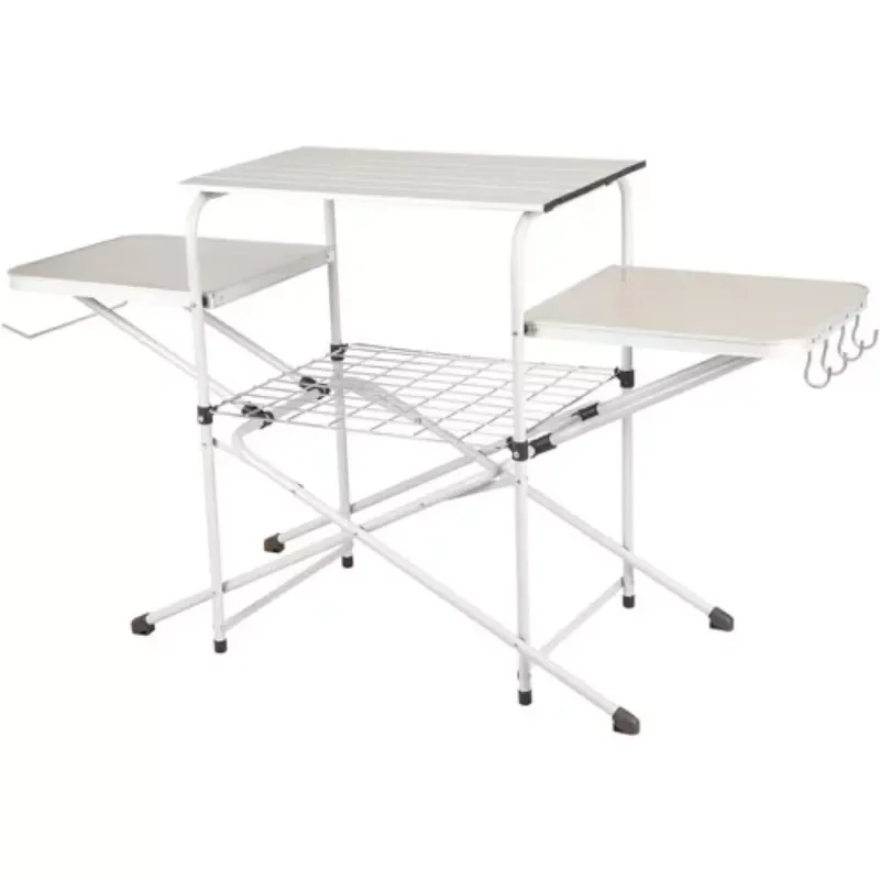 

Camp Kitchen Cooking Stand with Three Table Tops