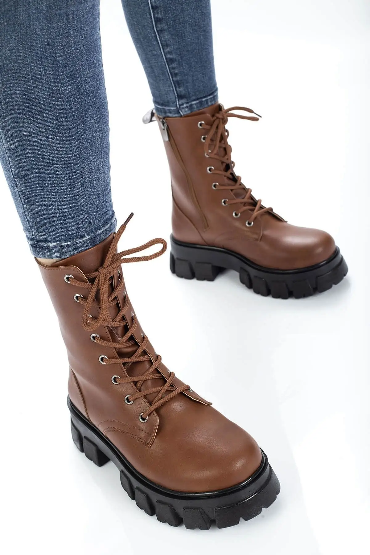 Women's Brown Postal Boat