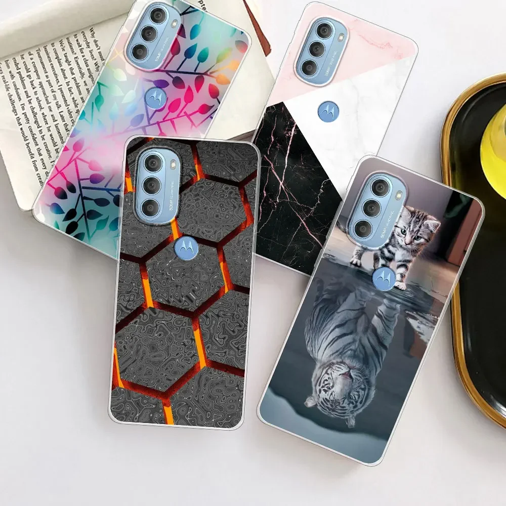 Чехол для Motorola Moto G31 G41 прозрачный мягкий Силиконовый ТПУ чехол телефона G51 G71 G71S