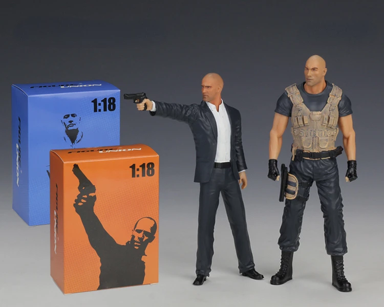 

1:18 For Fast and Furious Series Shaw/Hobbs Car Scene Resin Model Toy Gift Hardcover Tin Box