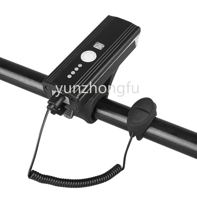 

Bicycle Light Headlight Horn Light USB Charging Horn Headlight Mountain Bike Electronic Horn 062 Lamp