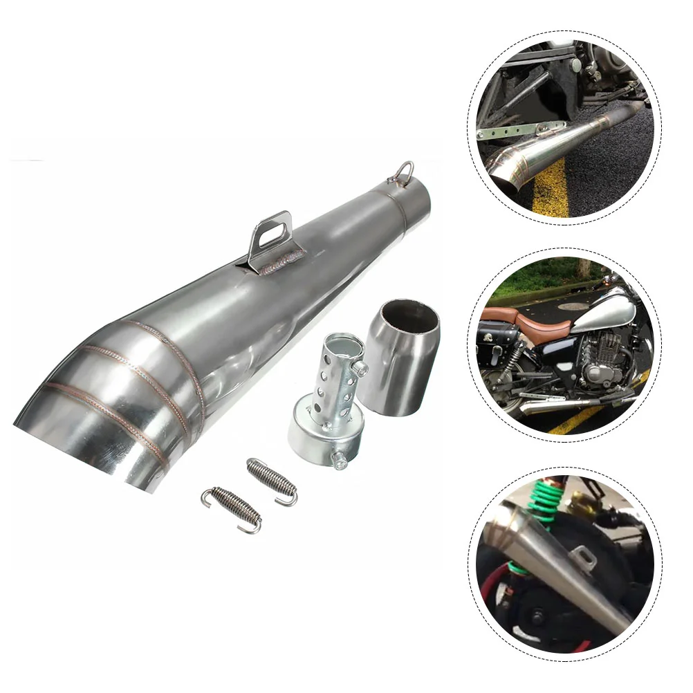 1 Set Professional Premium Motor Muffler Device Escape Pipe Muffler