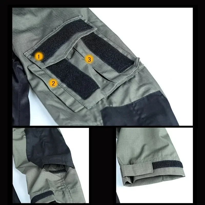 Мужская камуфляжная рубашка с длинным рукавом