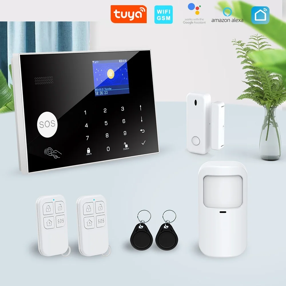 

Система охранной сигнализации G30 Tuya с Wi-Fi и Gsm